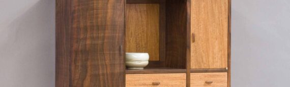 Walnut Wall Cabinet