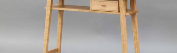 Black Oak Hall Table