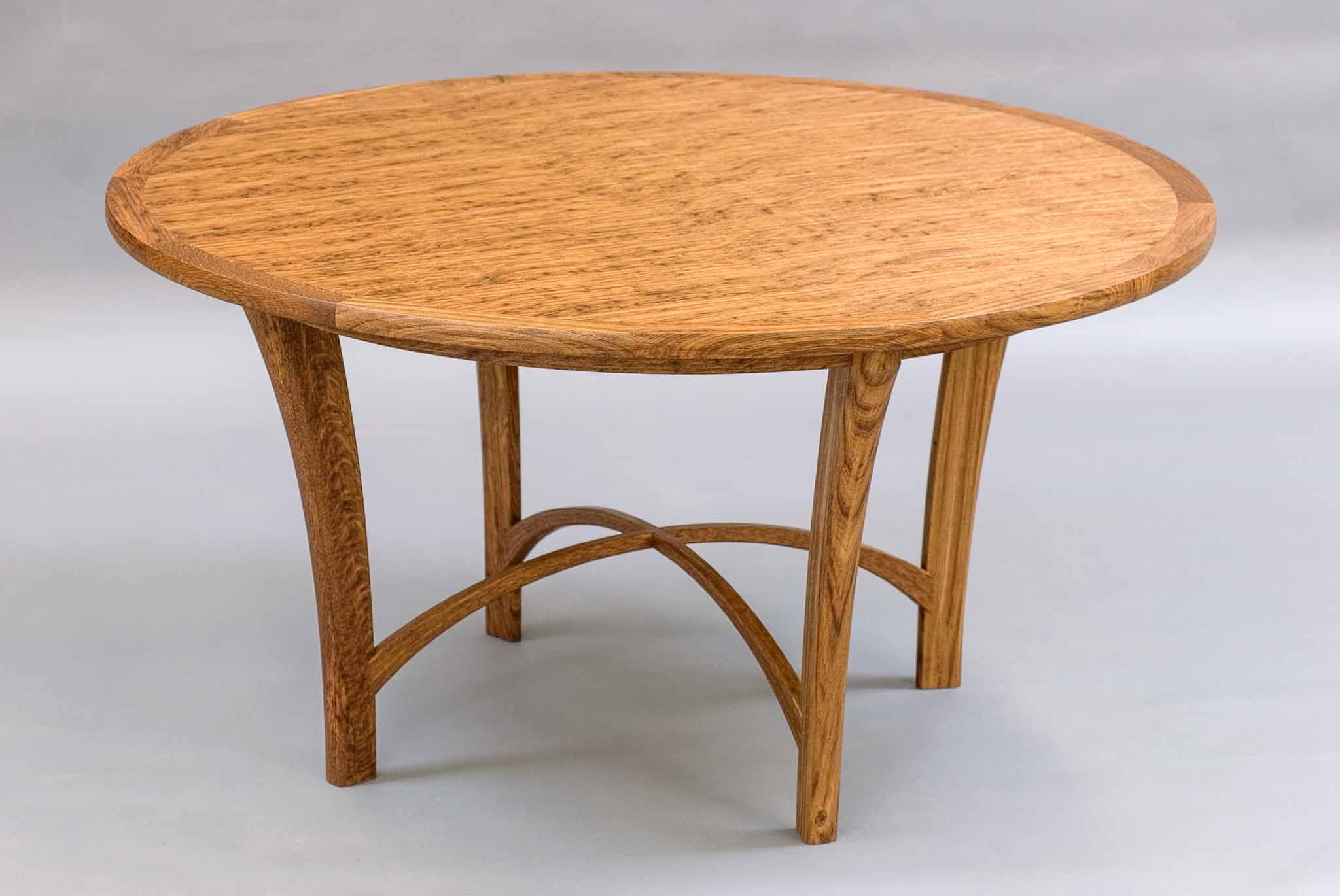 veneered circular table