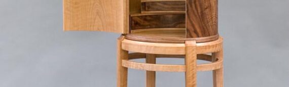 Oval Cabinet on a Stand