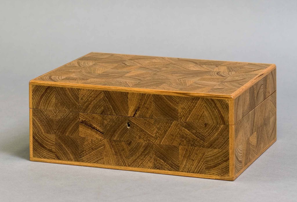 box in end-grain parquetry