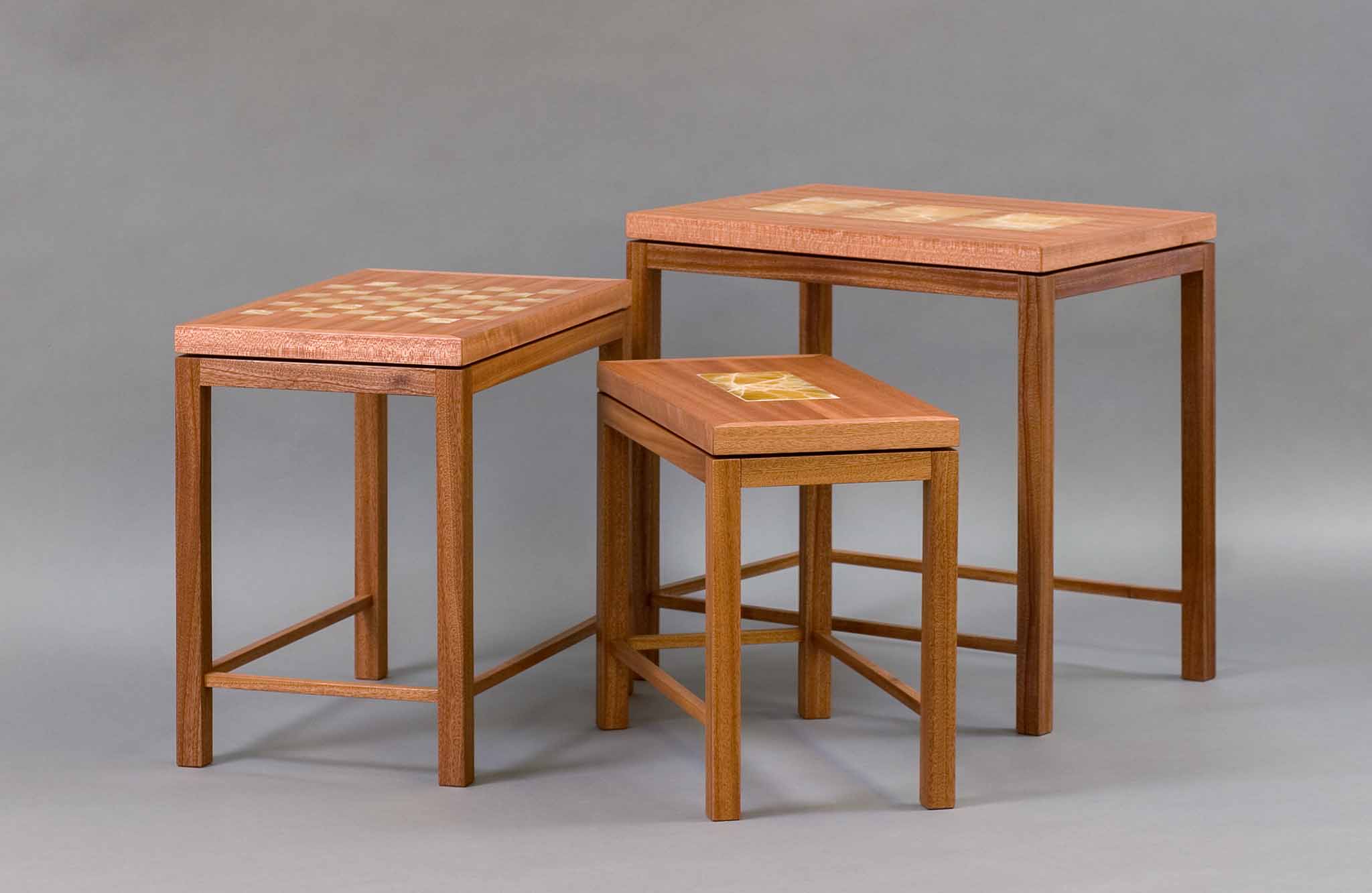 three nesting tables