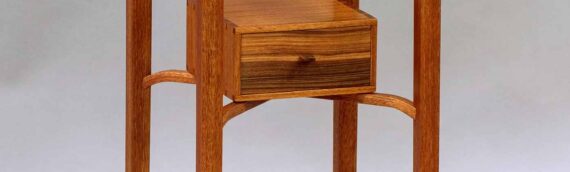 Square Table with Drawer