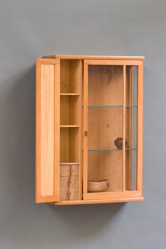 glass wall cabinet