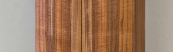 Bow Front Wall Cabinet