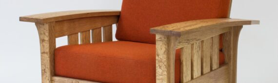 “Gustav” Bow-Arm Morris Chair
