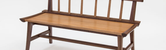 Walnut and Madrone Bench