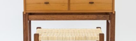 “Havana Bureau” – Secretary Desk and Stool