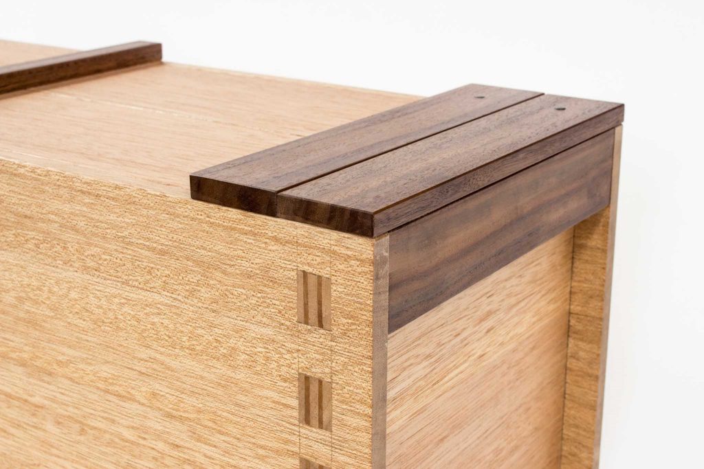 mahogany toolbox