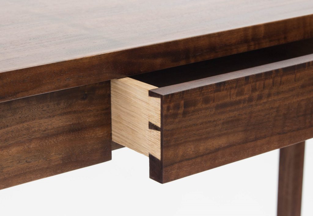 claro walnut hall table