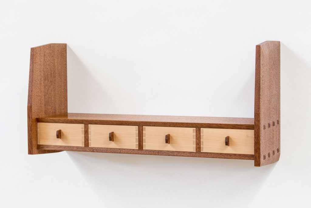 kwila wall shelf