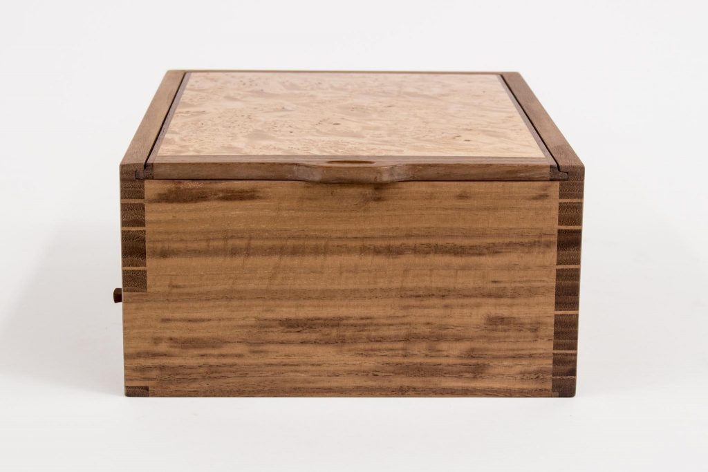 walnut dovetail tea box