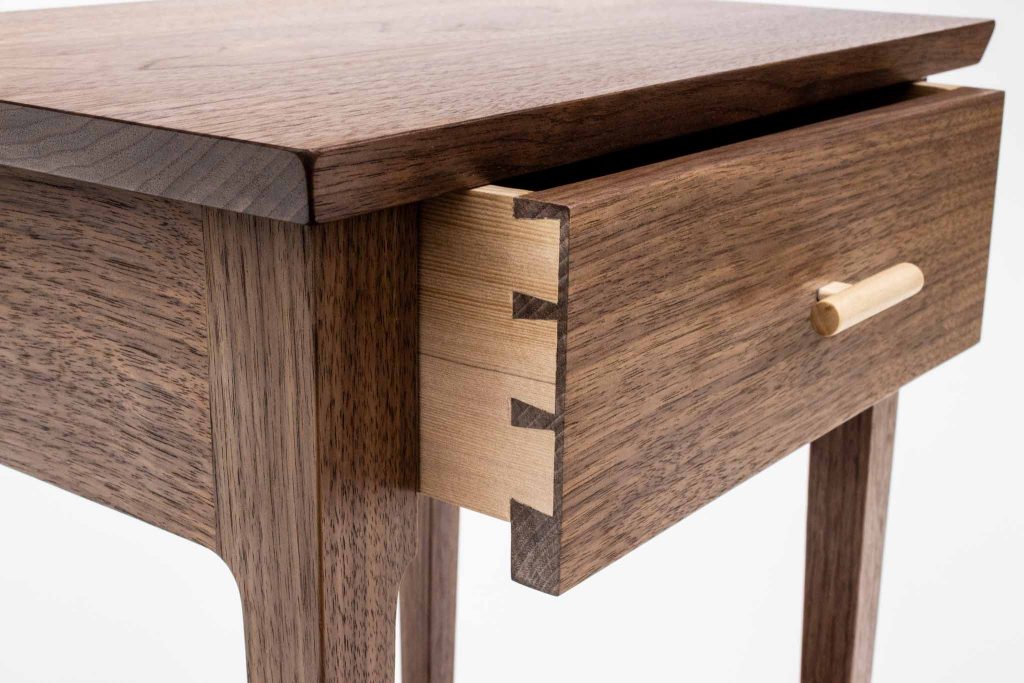 Bui Walnut Table Detail