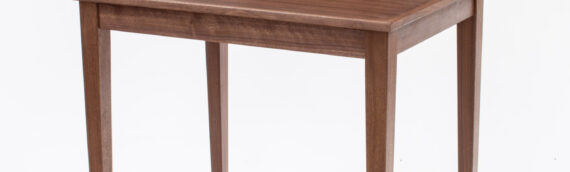 Walnut V-doors Cabinet Desk