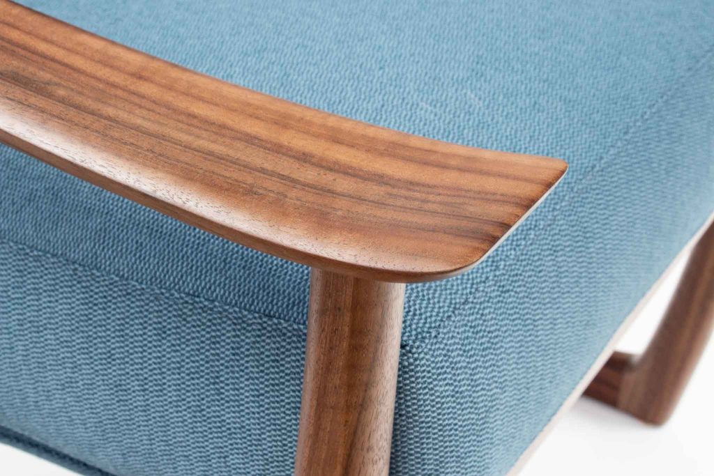 Lourens walnut chair