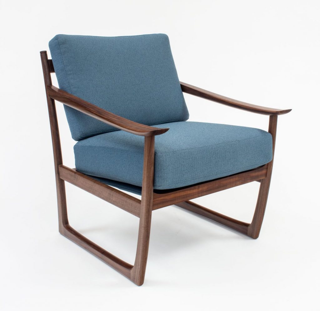 Lourens walnut chair