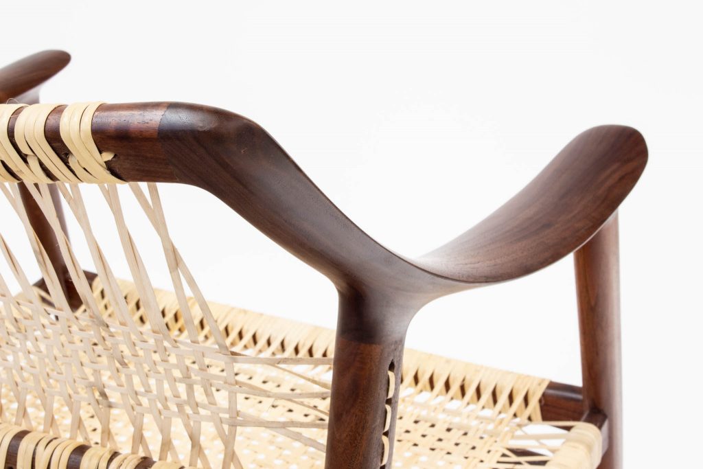 Pinzon walnut chair