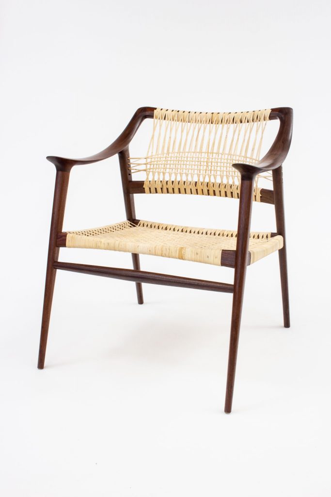 Pinzon walnut chair