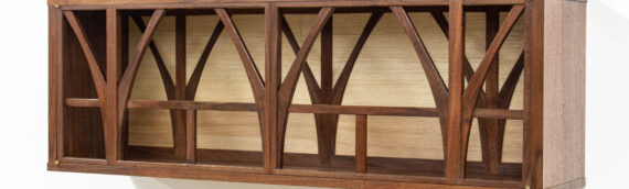 Walnut Book Cabinet