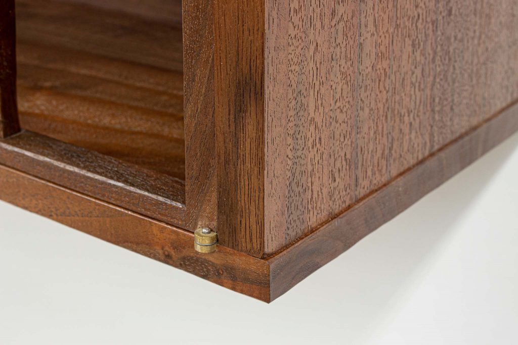 warah walnut book cabinet